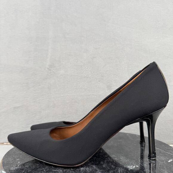 Donald J Pliner Treva Black Pump Platform Heels Vero Cuoio Women’s Size 9.5M US - Picture 1 of 9